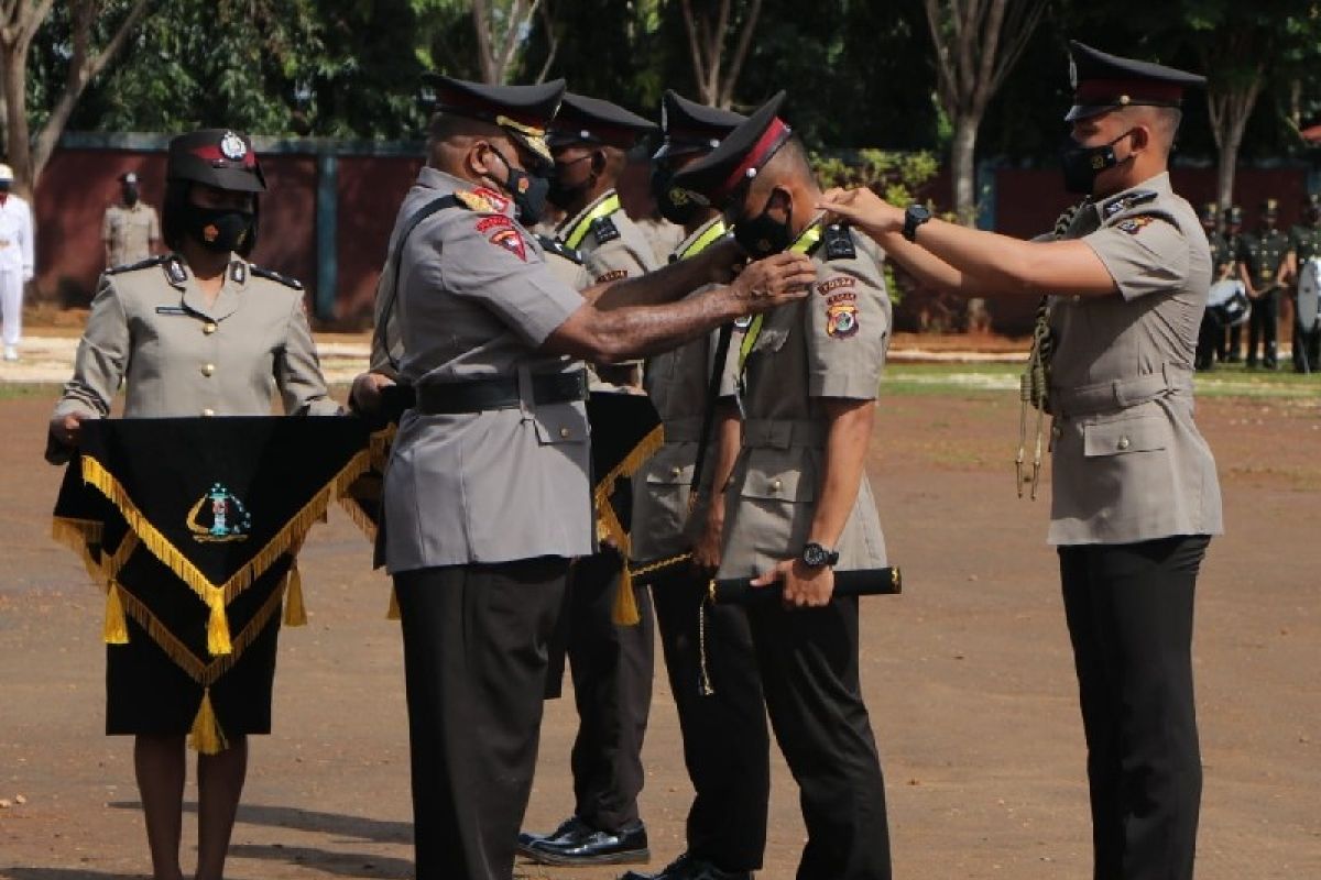 504 Bintara Polda Papua dan Papua Barat dilantik di SPN Jayapura