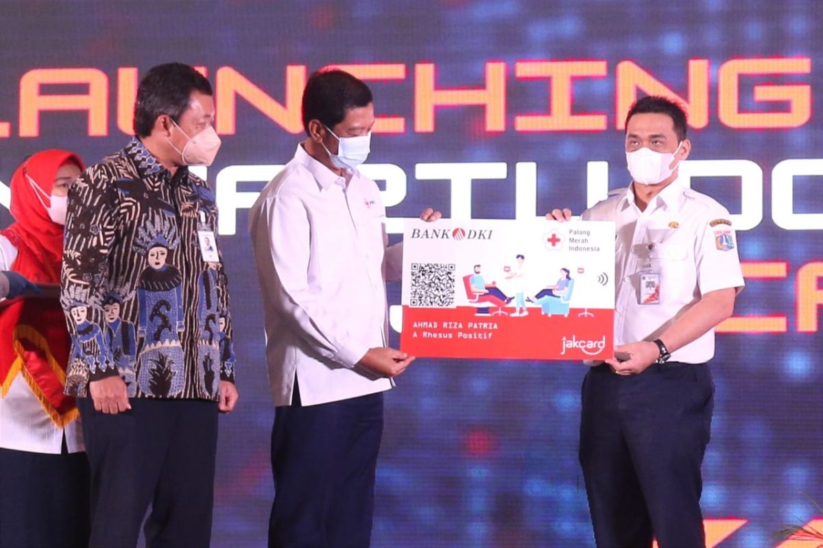 Bank DKI dan PMI Jakarta luncurkan kartu donor darah