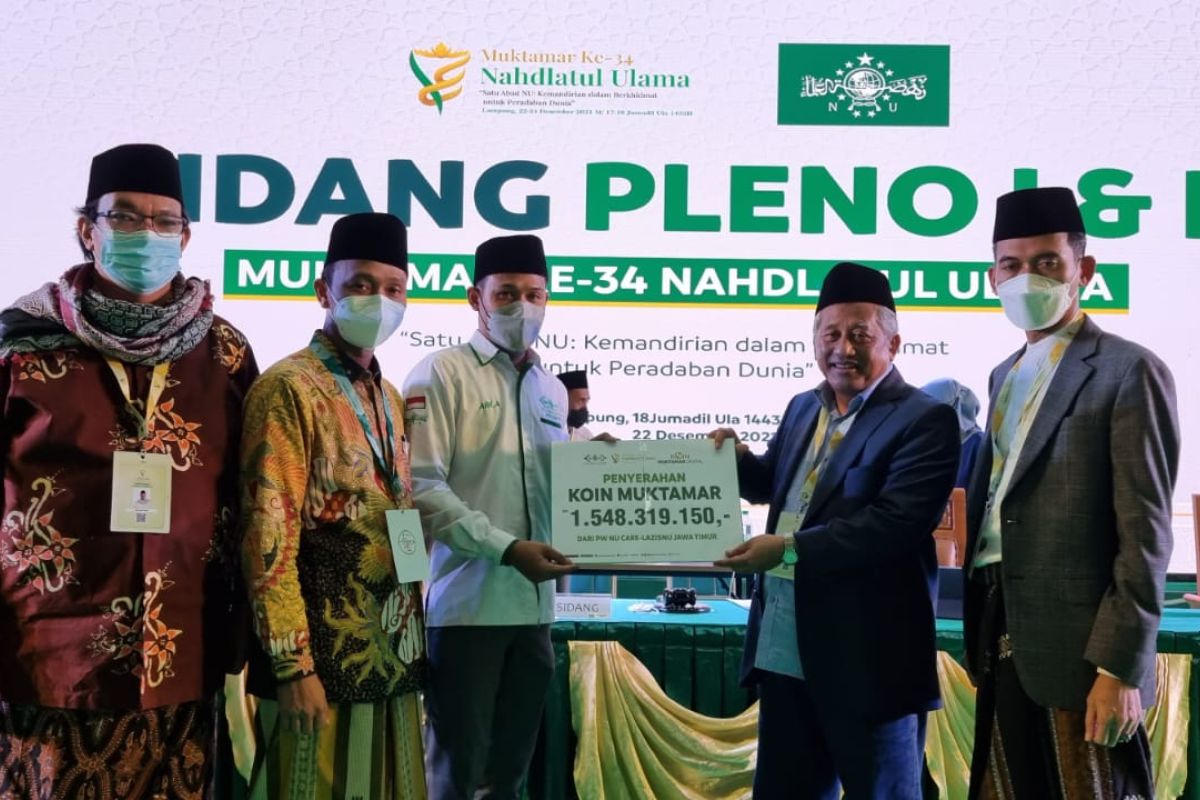 NU Jatim setor koin Muktamar Rp2,9 miliar