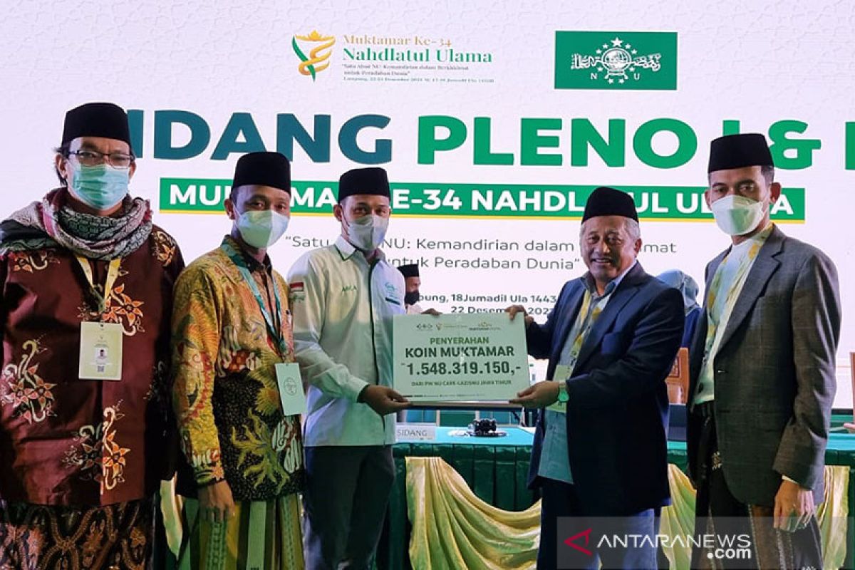 NU Jatim setor koin Muktamar hingga Rp2,9 miliar