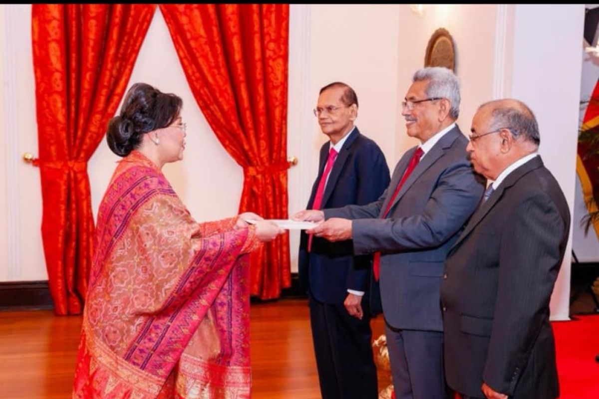 Dubes RI serahkan surat kepercayaan ke Presiden Sri Lanka
