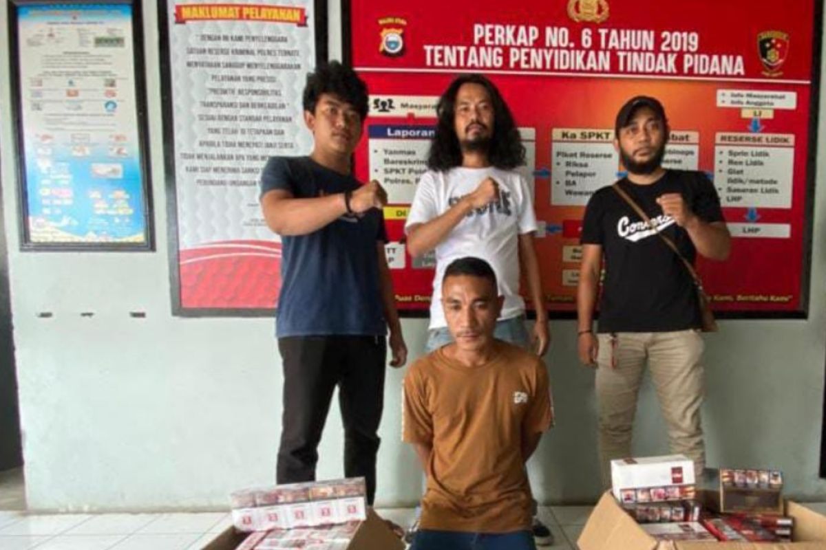 Polres Ternate tangkap pelaku pencurian di indomaret, tegakkan hukum