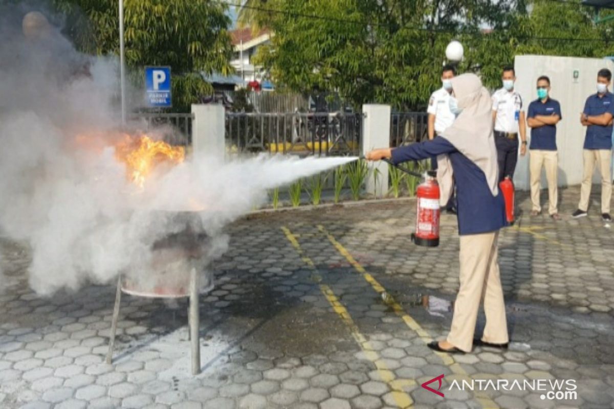 Tanggap darurat bencana, BPJS Kesehatan Solok adakan simulasi sistem manajemen K3