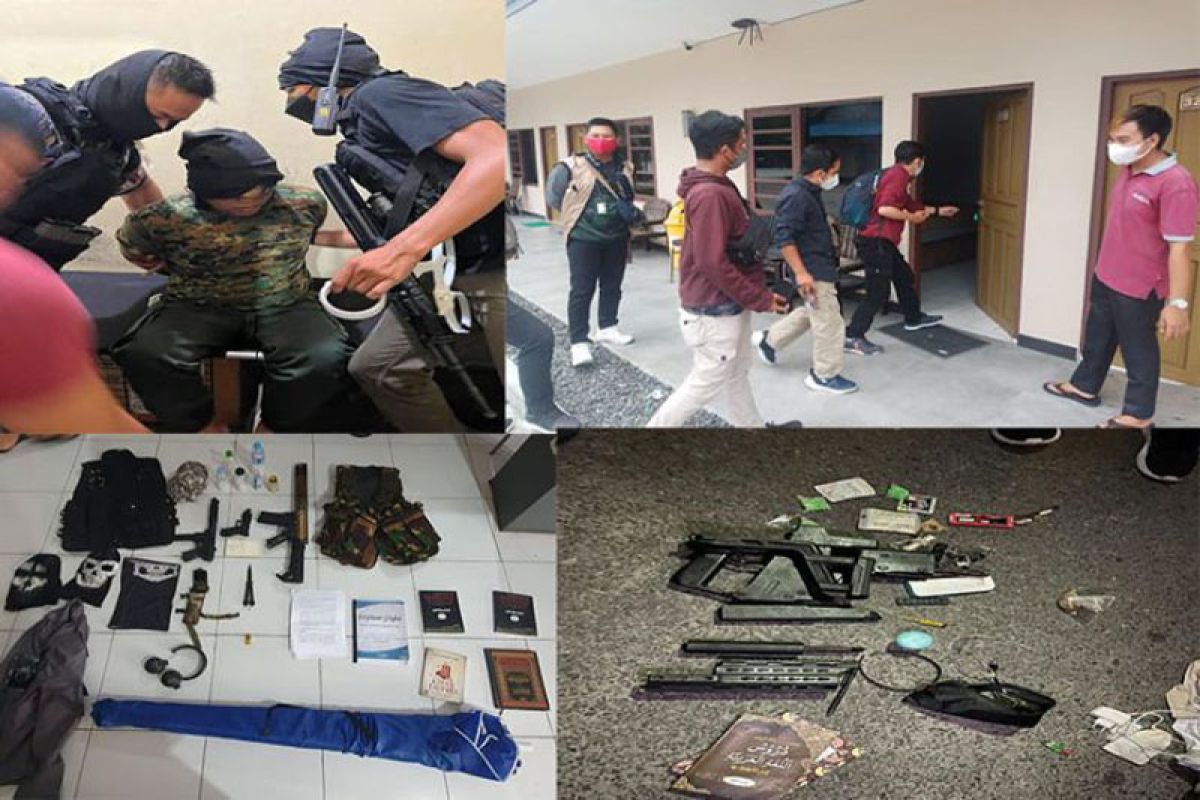 Densus arrests three suspected terrorists in Central Kalimantan