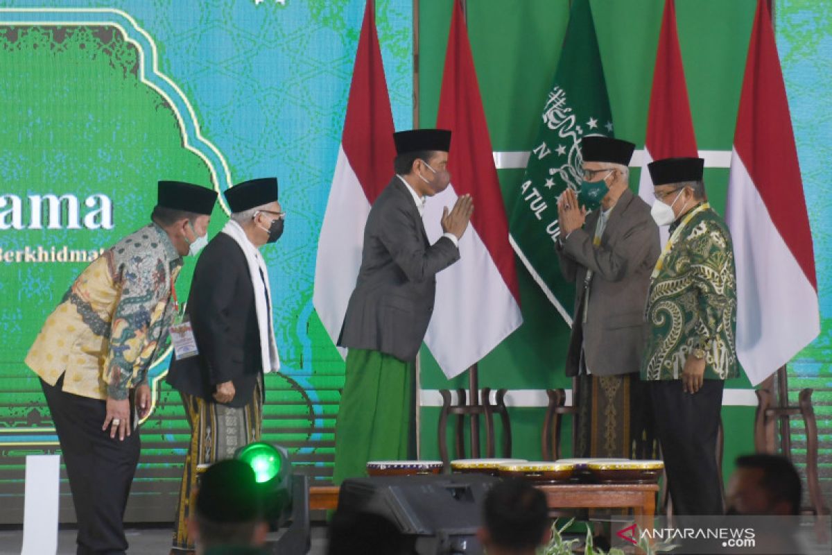 Sejumlah kiai sepuh doakan dan kawal Muktamar Ke-34 NU di Lampung
