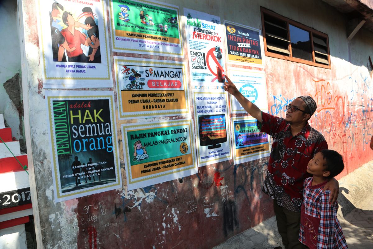 Wali Kota Eri siapkan inovasi baru untuk Kampung Pendidikan di Surabaya