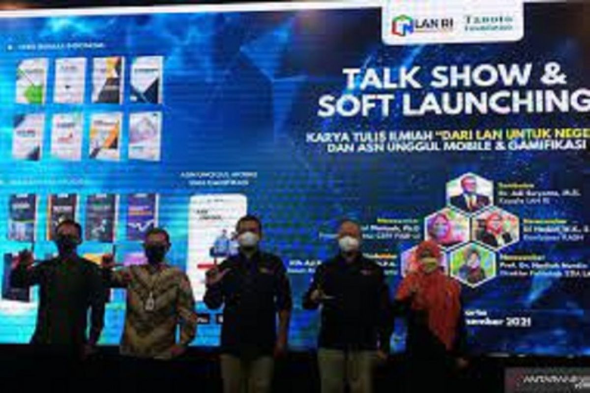 LAN luncurkan 8 karya tulis ilmiah serta aplikasi ASN Unggul Mobile dan Gamifikasi