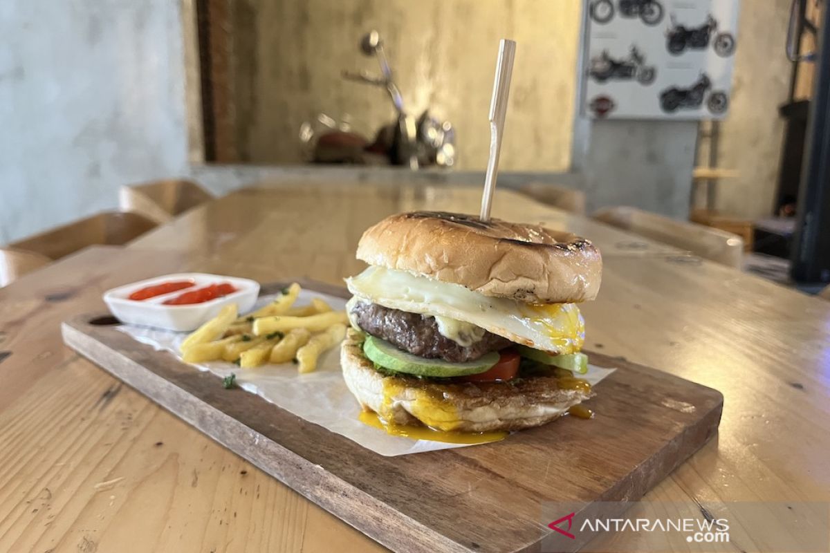 Unik, burger vegetarian dibuat dari "3D printer"