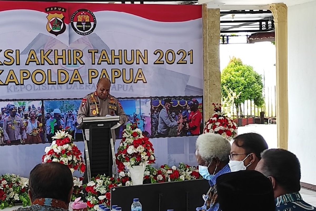 Sepanjang 2021, sebanyak 44  orang meninggal di Papua akibat kontak tembak dengan KKB