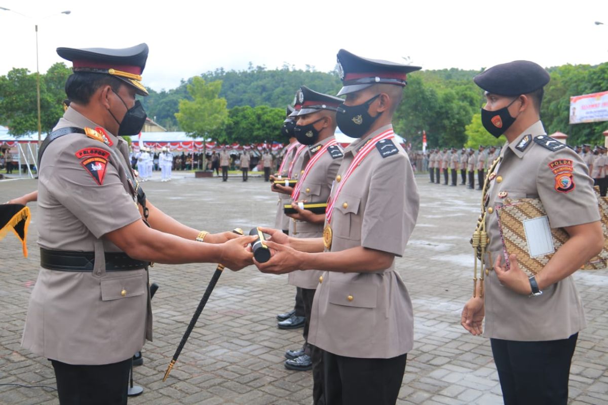 266 Bintara Polri lulusan SPN Polda Malut dilantik, realisasikan hasil pendidikan