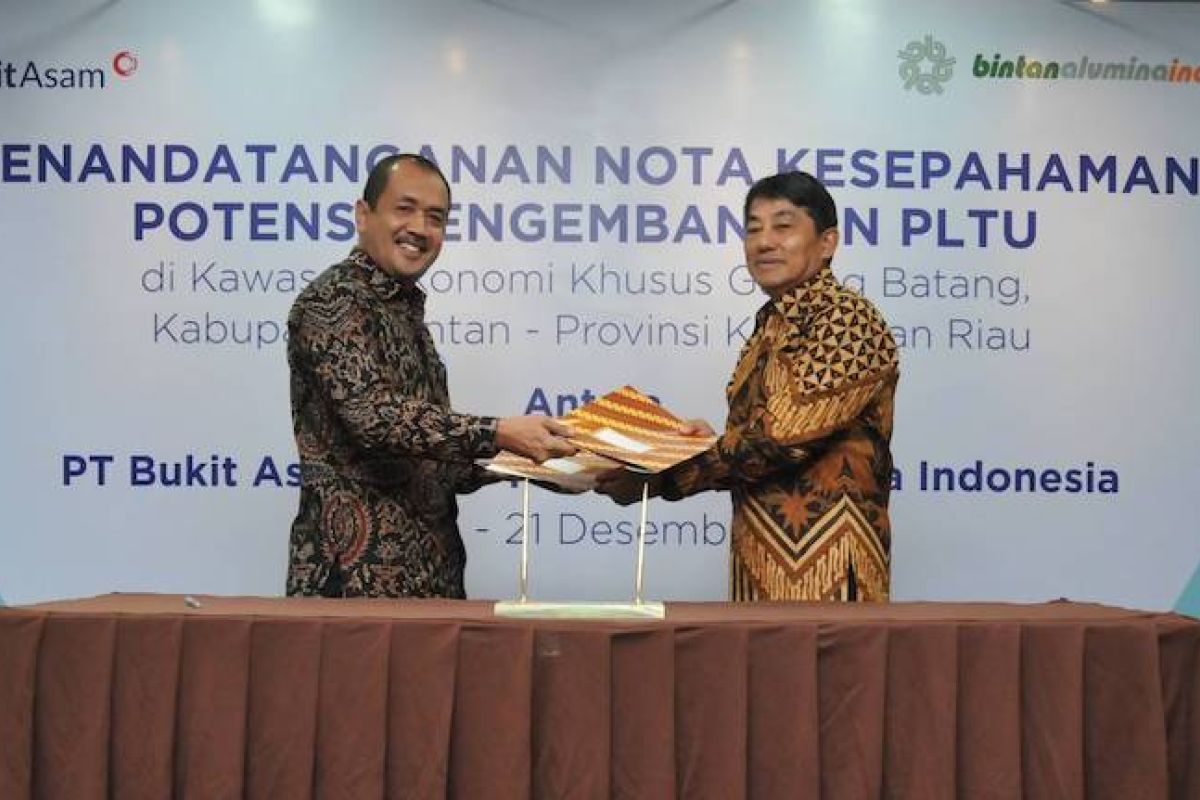 Bukit Asam jalin kerja sama dengan Bintan Alumina Indonesia