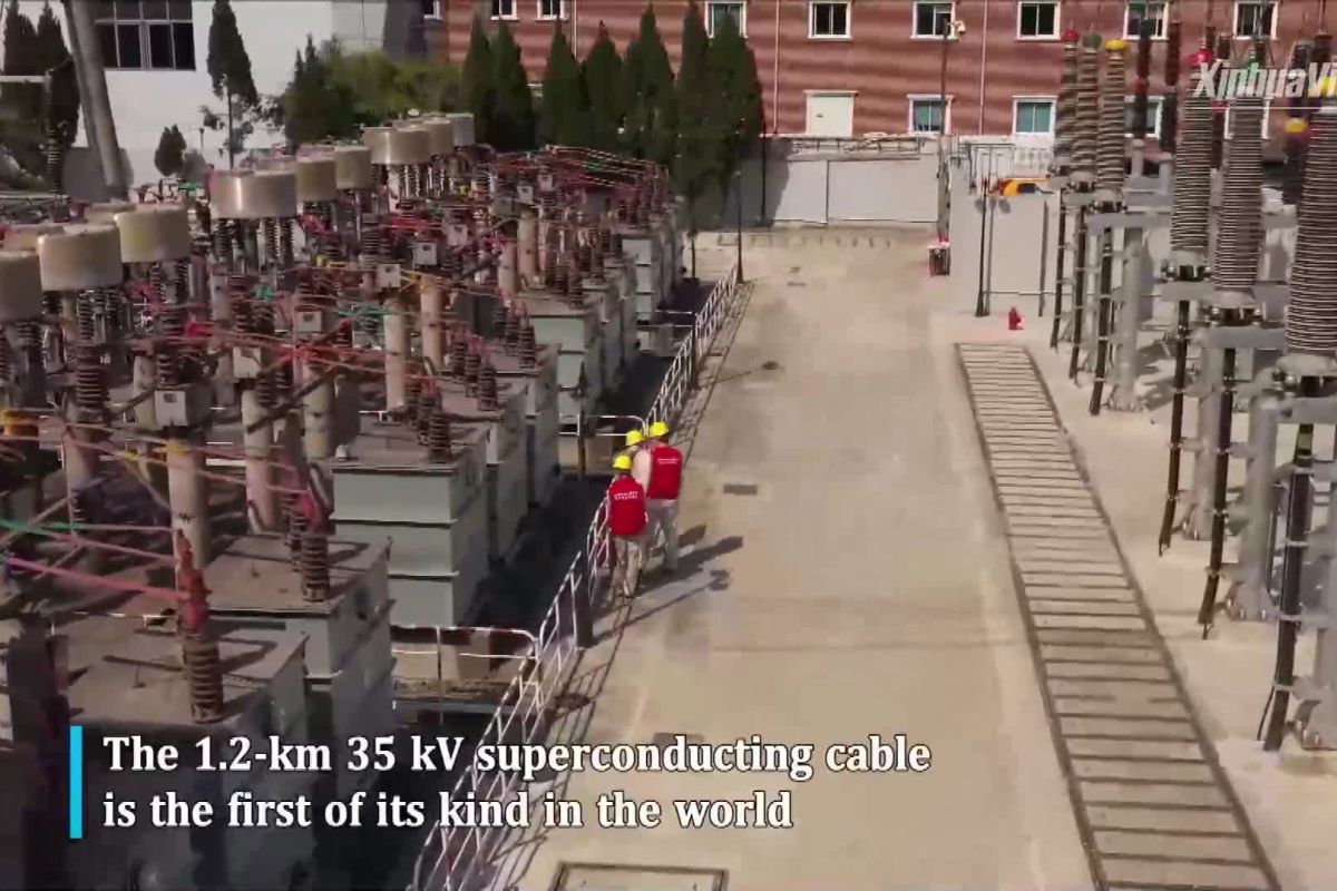 Kabel superkonduktor termutakhir di dunia mulai dioperasikan di Shanghai