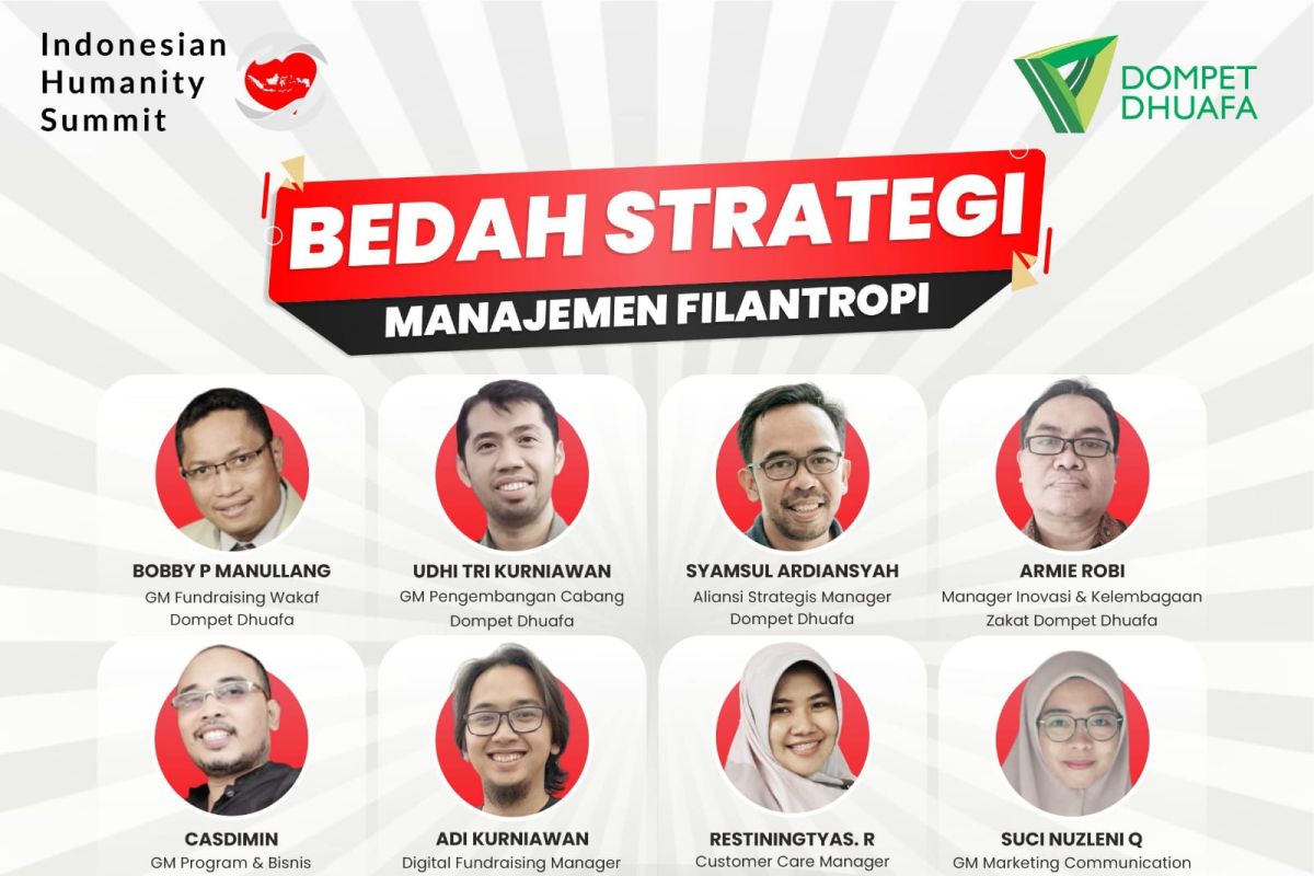 Dompet Dhuafa Gelar bedah strategi manajemen filantropi di Indonesia Humanity Summit