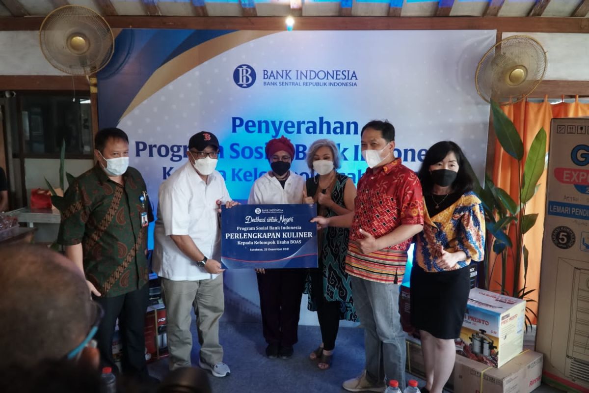Bank Indonesia Jatim dongkrak UMKM kuliner melalui bantuan peralatan produksi