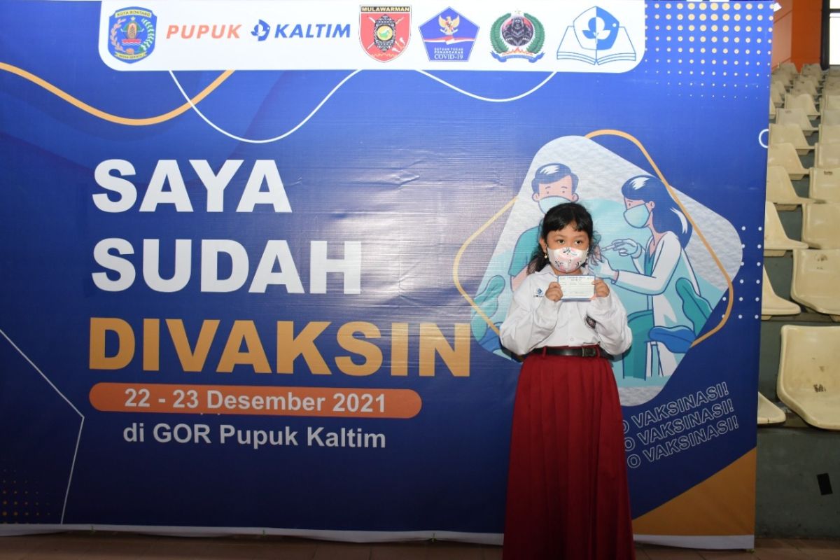 Pupuk Kaltim vaksinasi ratusan anak di Bontang