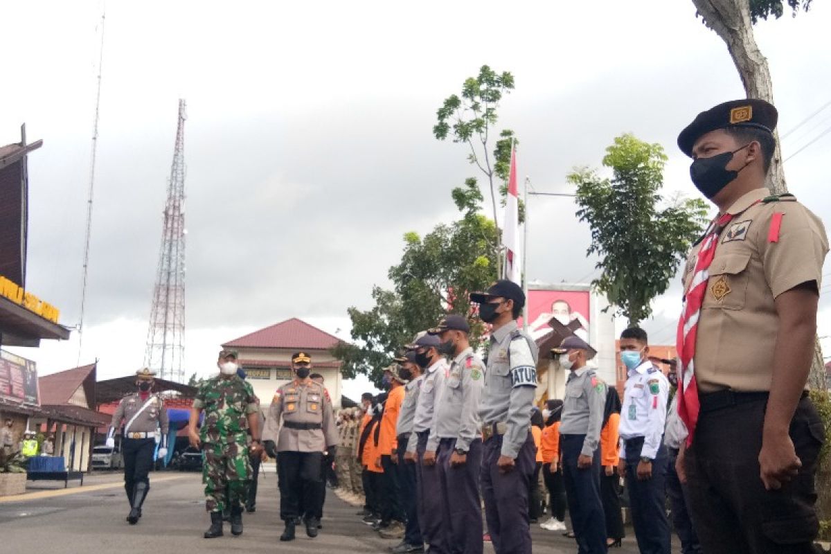 Kapolres Tapsel: sebanyak 369 personel gabungan diterjunkan pada Operasi Lilin 2021