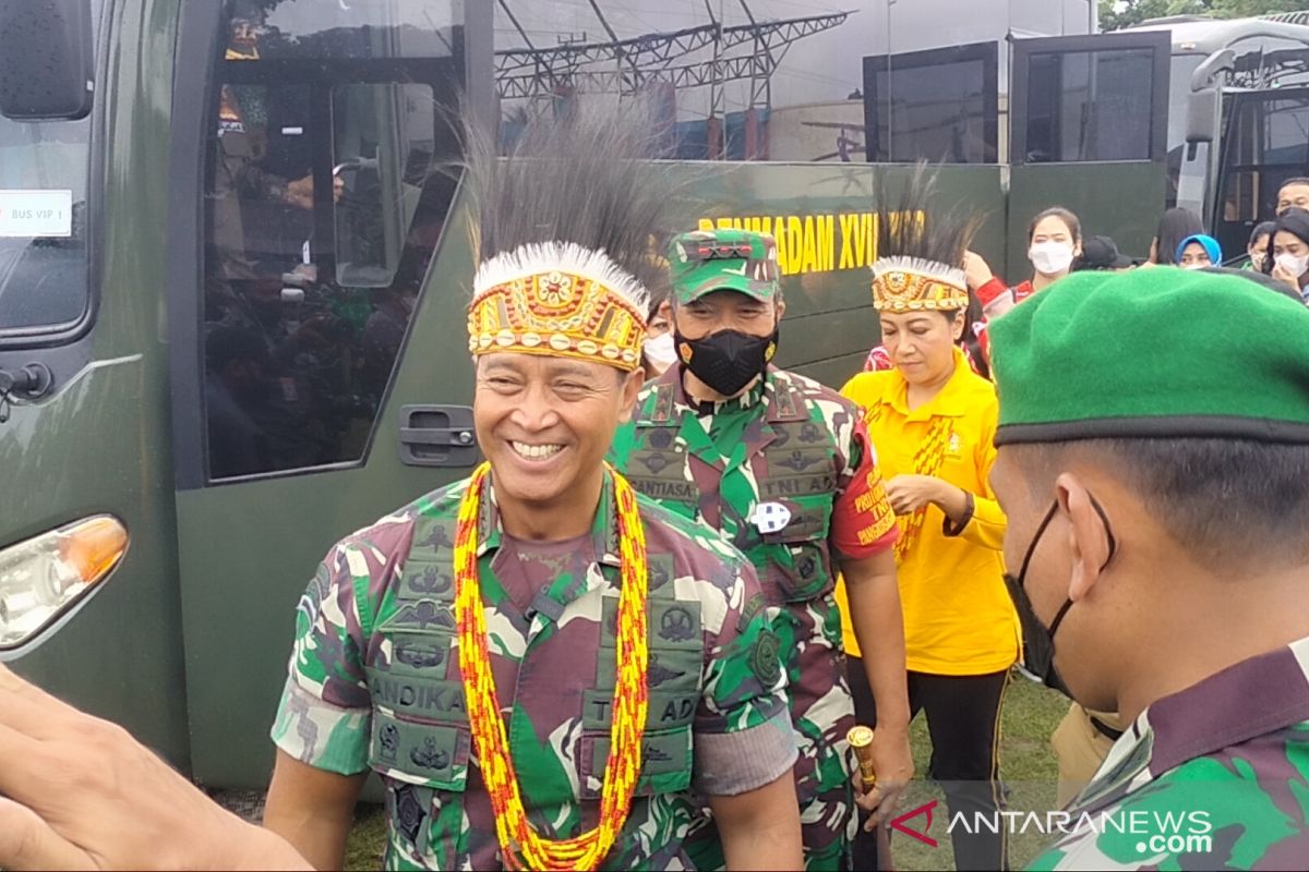 Panglima TNI dorong penambahan 2000 Tamtama TNI AD Papua Barat