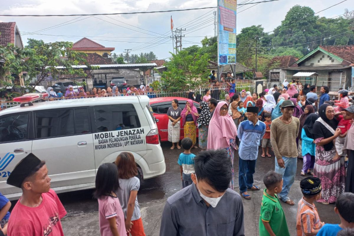 Tujuh jenazah PMI NTB korban kapal tenggelam di perairan Malaysia dipulangkan