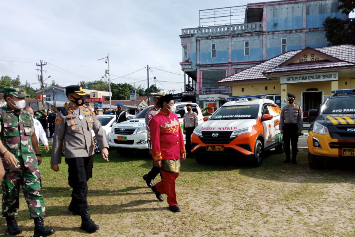 Polres Resor Belitung dirikan enam posko Natal dan Tahun Baru