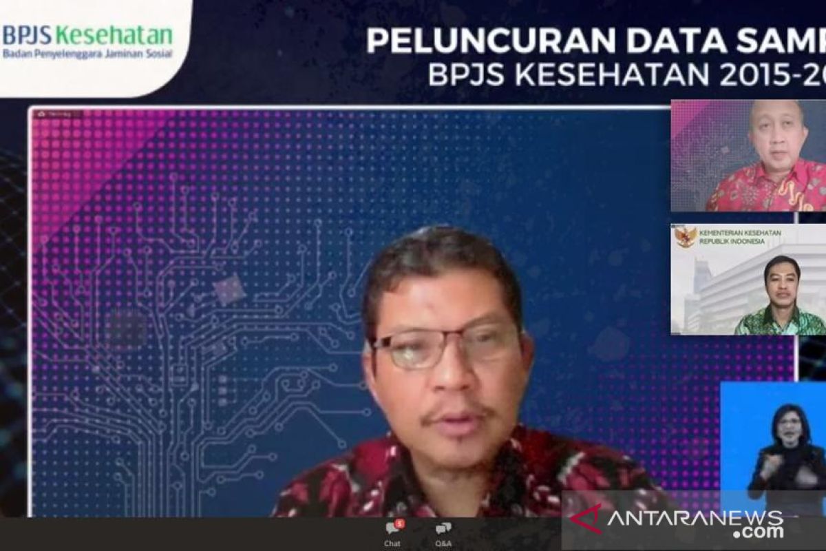 BPJS Kesehatan luncurkan data sampel 2015-2020 dan DETAK