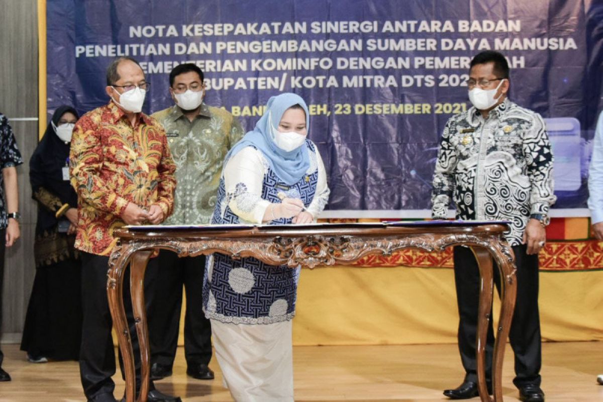 Bupati Bengkalis teken nota kesepakatan dengan BPPPSDM Kominfo