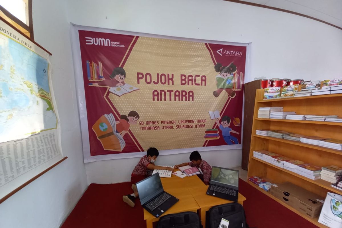 Pojok Baca ANTARA hadir di KSPN Likupang