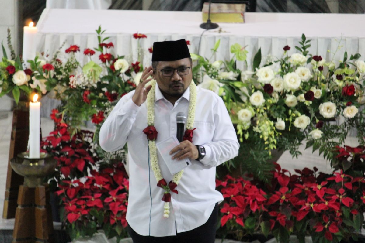 Menag apresiasi ibadah Natal di Lampung secara sederhana