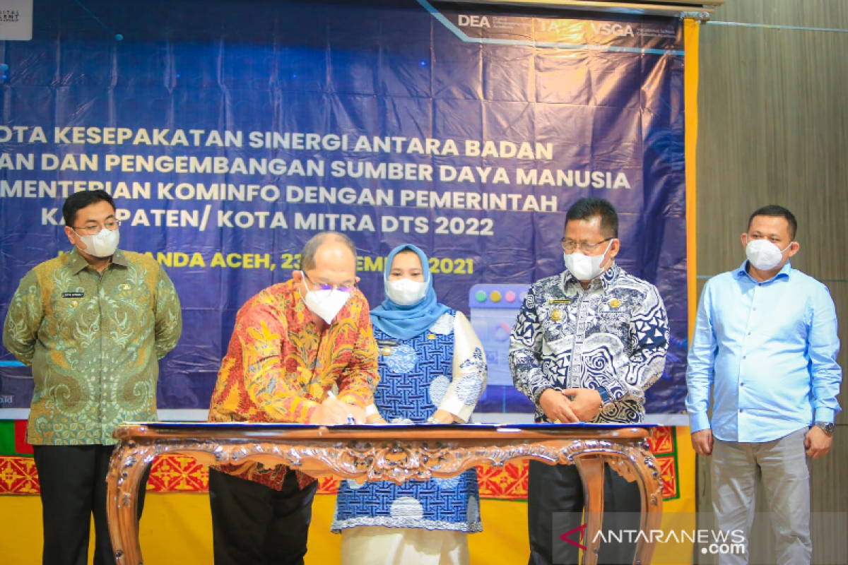 Banda Aceh tandatangani MoU digital talent scholarship dengan Kominfo