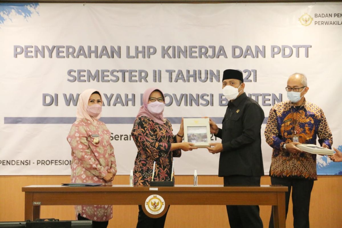 BPK Banten menyampaikan hasil pemeriksaan kinerja vaksinasi COVID-19