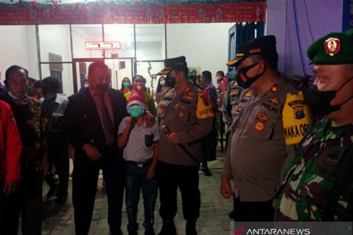 Pastikan malam Natal lancar, Kapolres Batubara patroli sekala besar tinjau gereja