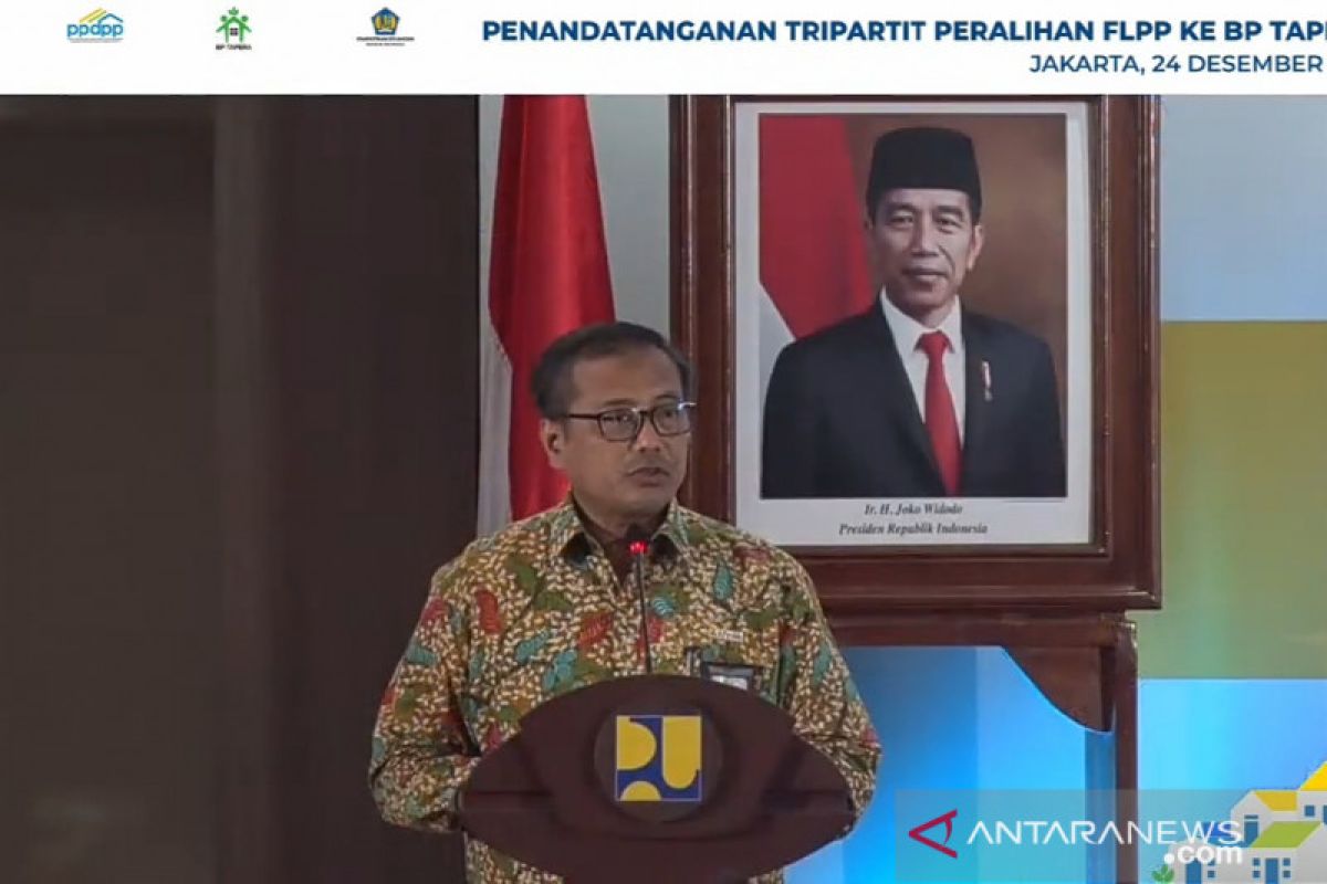 Kementerian PUPR minta BP Tapera tangani backlog perumahan dengan FLPP