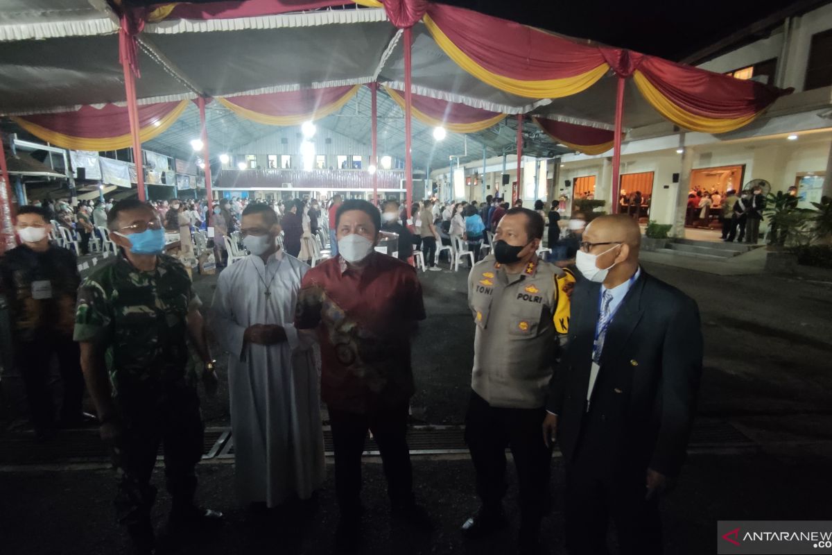 Gubernur Sumsel imbau ibadah Natal di  gereja tetap patuhi prokes