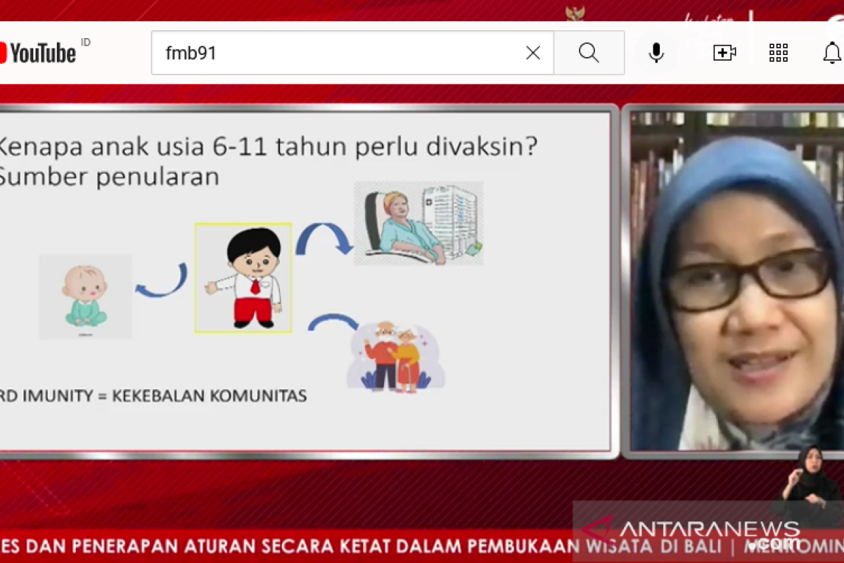 IDAI: Anak-anak penting divaksin COVID-19 antisipasi Omicron