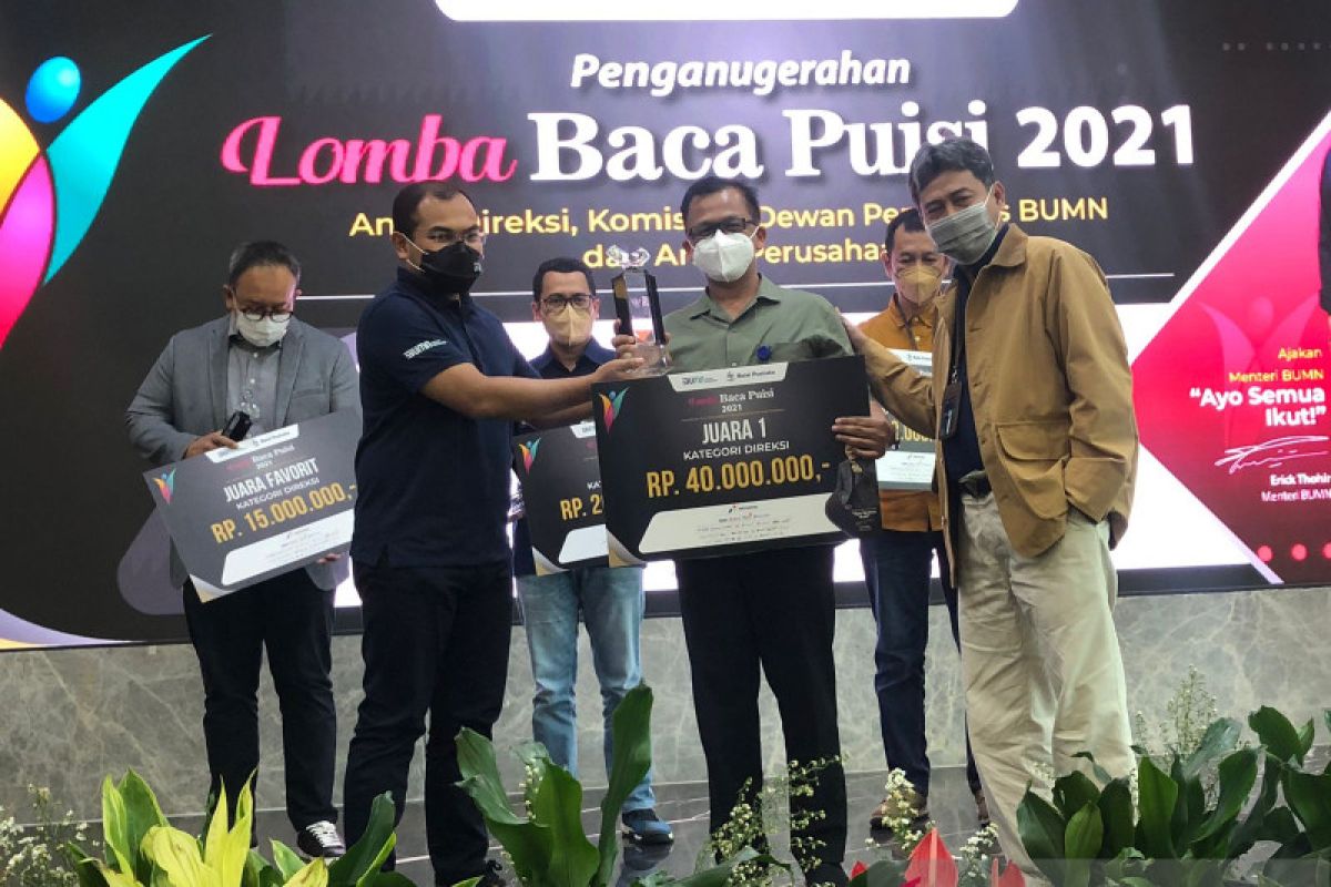 Lomba puisi Kementerian BUMN dapat jadi wadah salurkan bakat dan talenta para direksi