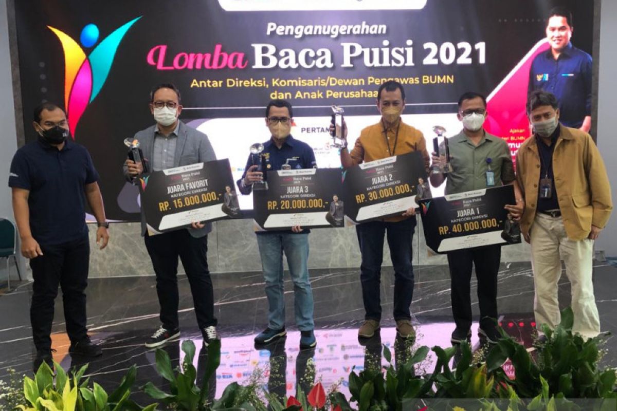 Kementerian BUMN apresiasi lomba baca puisi antar direksi-komisaris