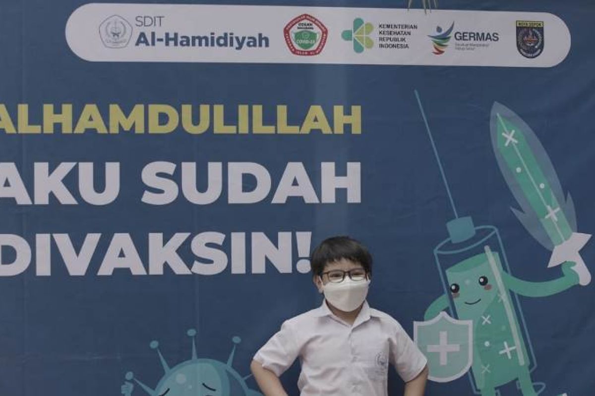 Dukung herd immunity, Sekolah Islam Al-Hamidiyah vaksinasi anak