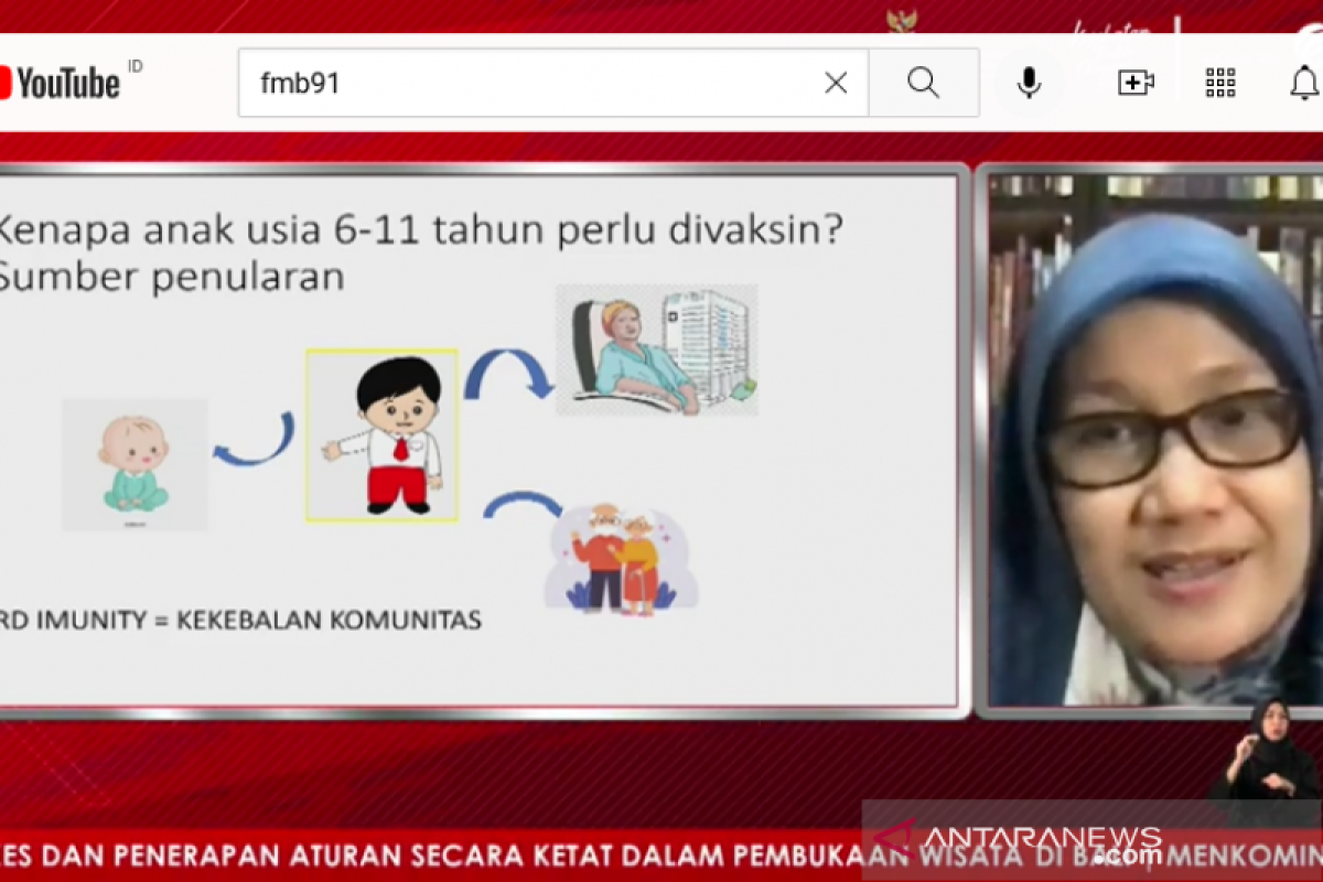 IDAI sebut efek samping usai vaksinasi COVID-19 pada anak hanya ringan