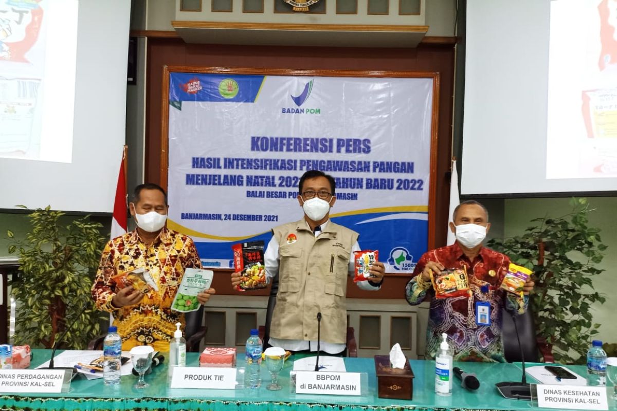 BPOM Banjarmasin temukan 75 jenis produk makanan tidak layak edar