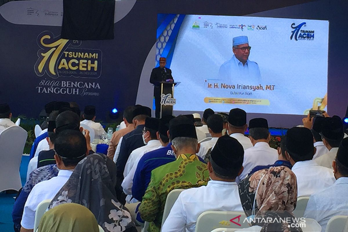 Gubernur bertekad jadikan peringatan tsunami sebagai sarana edukasi