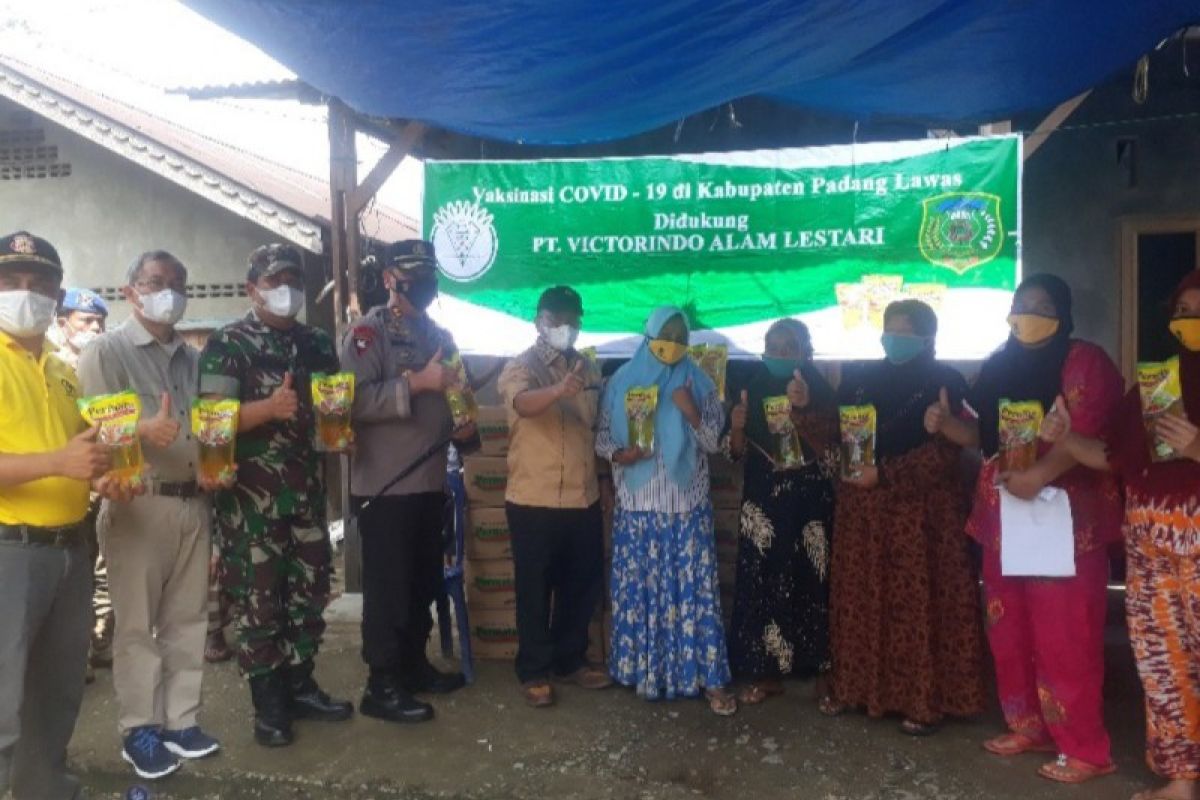 Antusias peserta vaksinasi di Palas tinggi, Plt Bupati ucapkan terimakasih kepada masyarakat