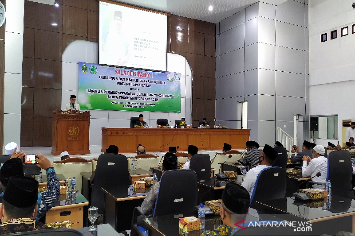 Gubernur Jabar temui MPU Aceh pelajari tentang aturan pesantren