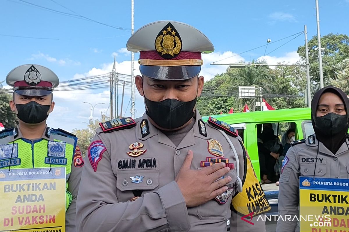 Polresta Bogor Kota pantau kondisi pemberlakuan ganjil genap