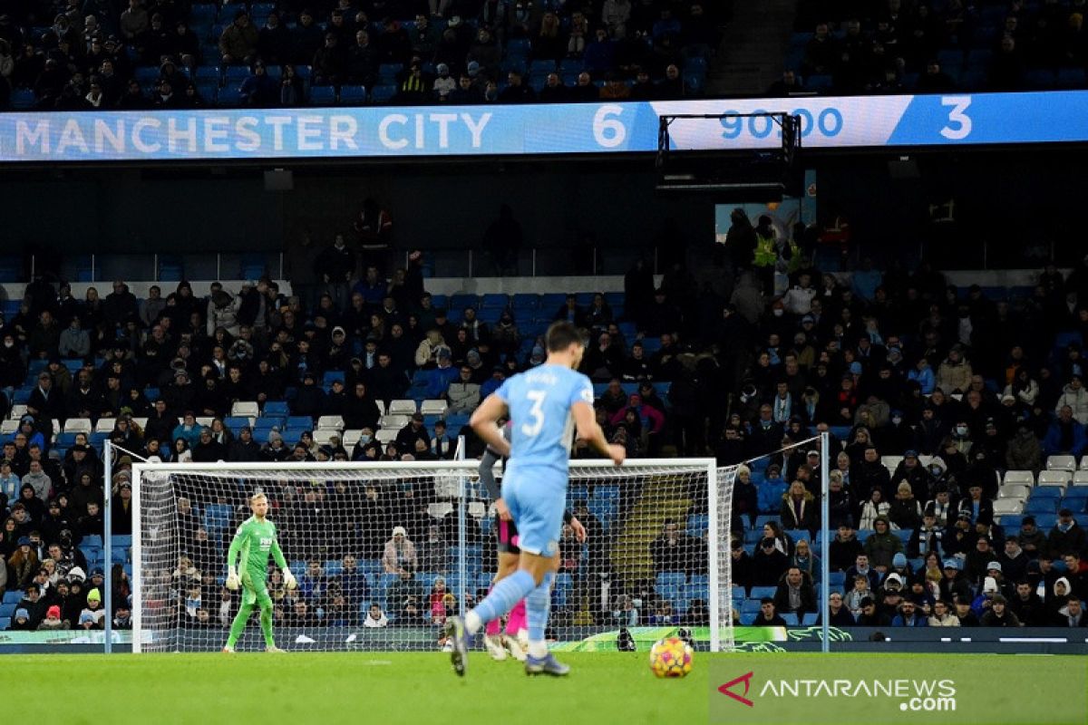 Liga Inggris: Hujan gola saat terjadi laga City kontra Leicester
