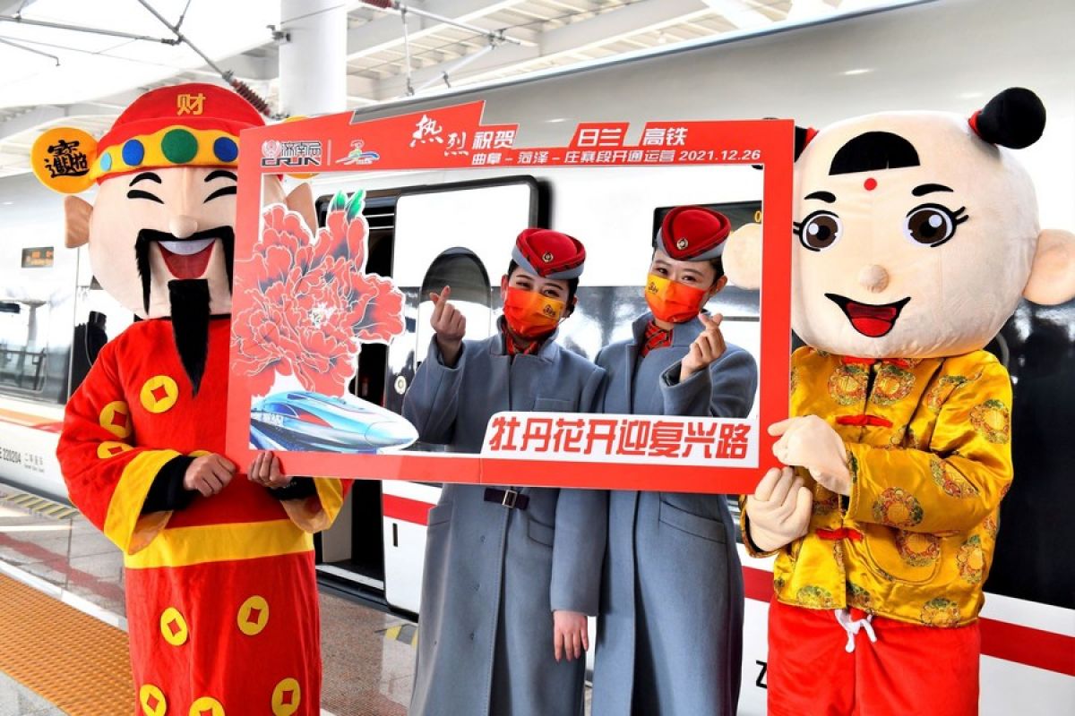 Seksi jalur kereta cepat baru dibuka di China timur