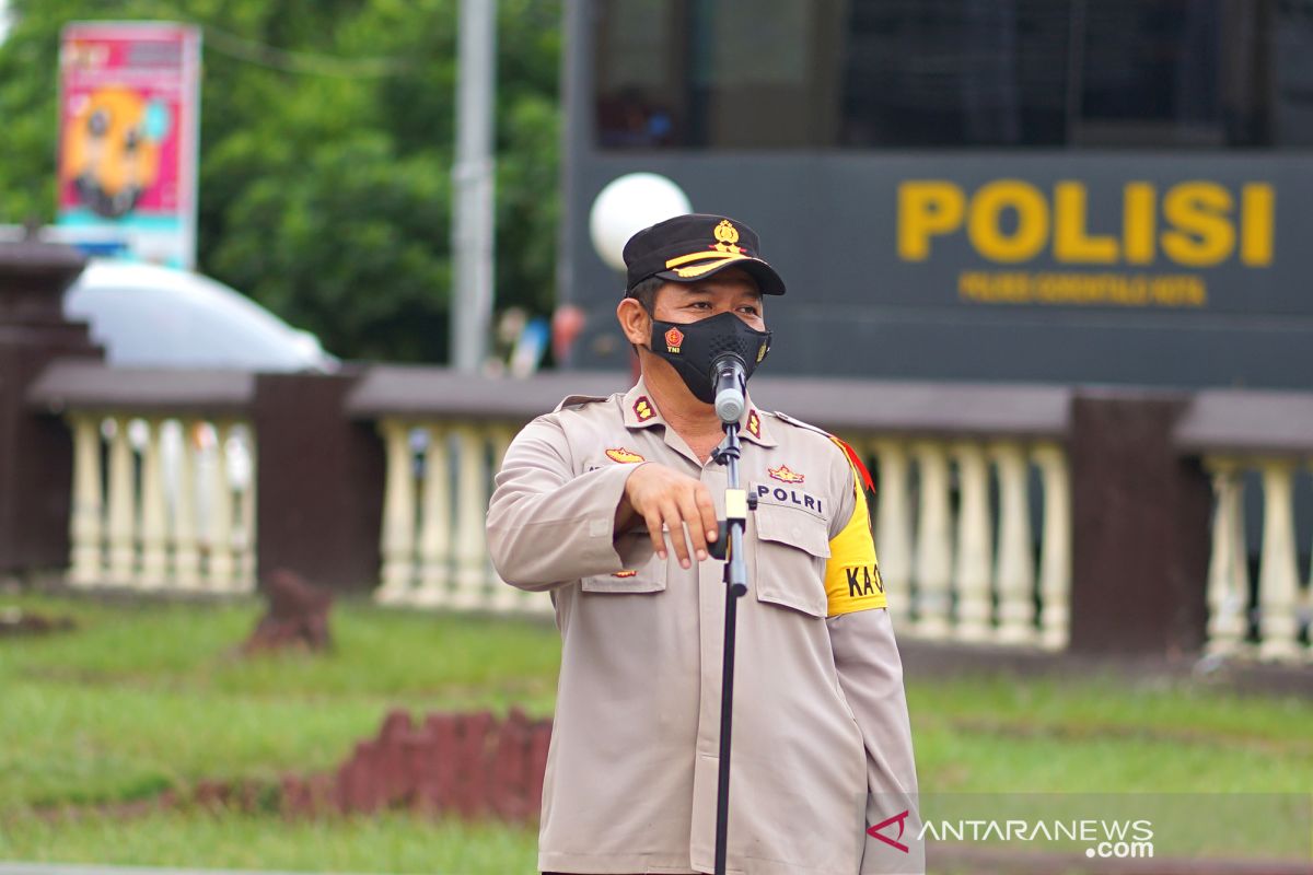 Polisi siagakan lima pos jelang tahun baru di Kota Gorontalo