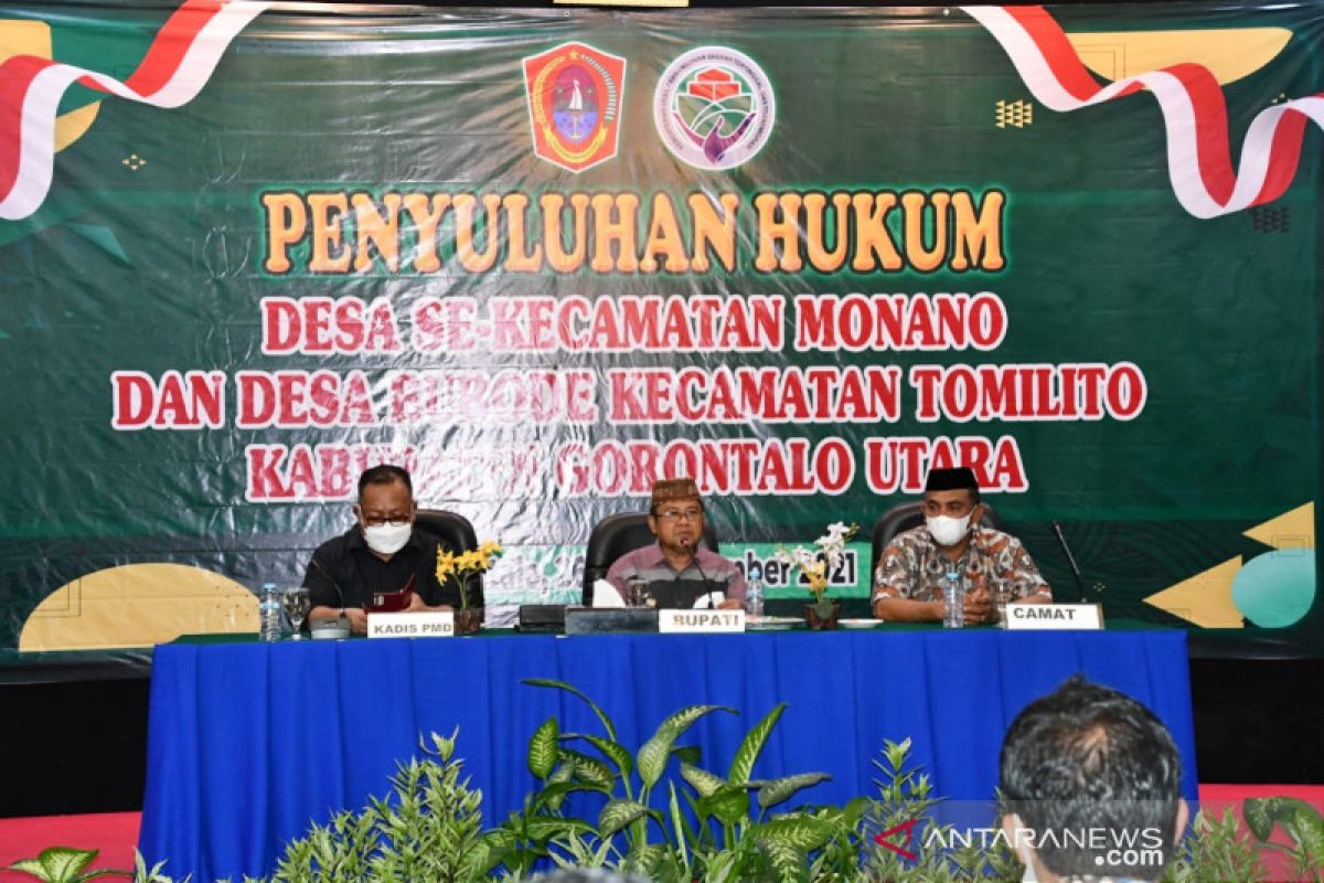 Bupati Gorontalo Utara tekankan aparat desa wajib paham hukum