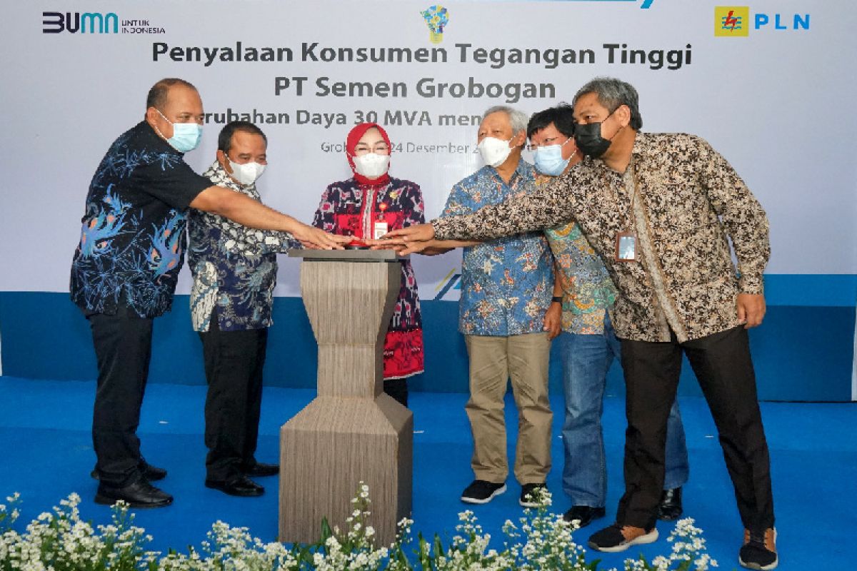 PLN penuhi penambahan daya PT Semen Grobogan 40.000 kVA