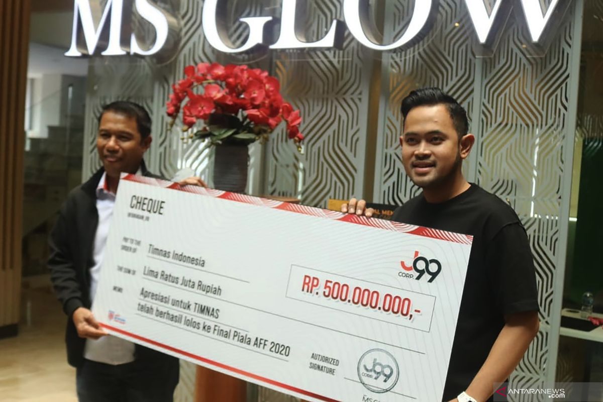 Lolos final AFF, Timnas Indonesia dapat bonus Rp500 juta dari J99 Corp