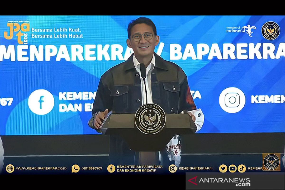 Sandiaga: Realisasi investasi pariwisata 2021 capai Rp14,9 triliun