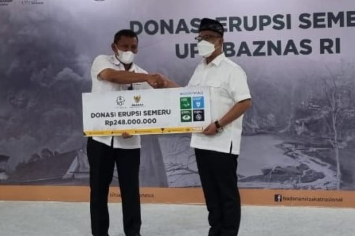 UPZ Pupuk Kaltim bantu Rp248 juta untuk pemulihan pascabencana Semeru